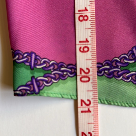 ZARA. Women’s Medium Multicolored Blouse. Crop top with Bell Sleeve. Sat… - Picture 14 of 15